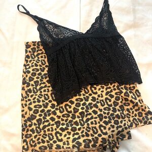 Mini cheetah skort